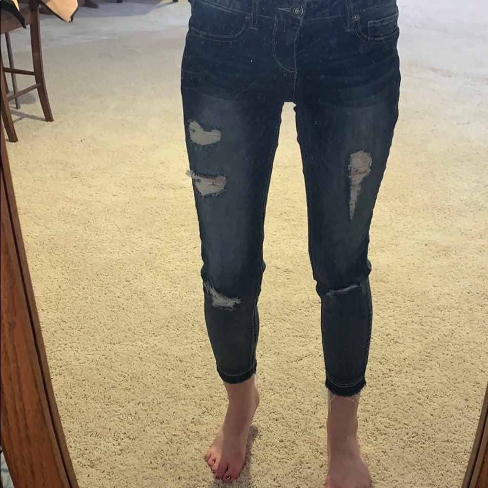 Maurices cropped jeans